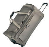 Cellini Microlite  Large Trolley Duffle Mocca  Jet Black  Gold