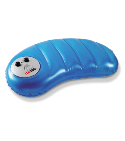 Inflatable radio pillow