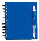 Note book with pen - Available in: Transparent Blue , Transparen