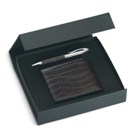 PU pen and wallet gift set
