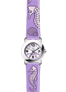 Clever Kids C/Kids Seahorse Purple Strap Wrist Watch