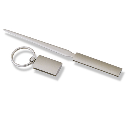 Gift Set with chrome letter opener and key ring 2 in 1 Set
