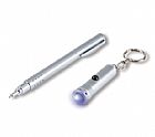 Gift set with ball pen and LED torch