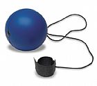 Anti-stress ball with elastic cord