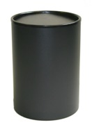 Wide Litter Bin with Swivel Top, Solid - Black