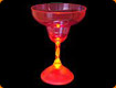 LED Margarita Glass - RED