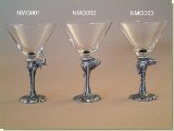 Leopard Stem Martini Glass - African Theme