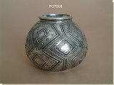 African pot - painted - African Theme