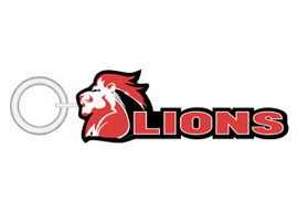 Lions KeyRing Small Rugby Keyrings - Min order 50 units.