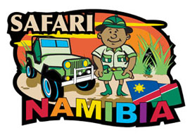 Namibia Safari  International Magnet - Min order 50 units.