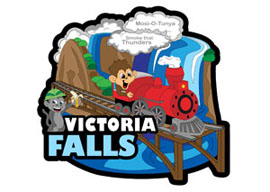 Victoria Falls International Magnet - Min order 50 units.