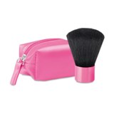 make-up brush in trans pvc box  - Available in: Blue , White , O