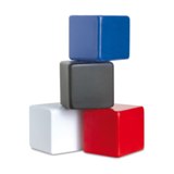 Antistress square  - Available in: Black , Blue , Red , White