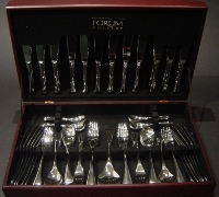 Forum Cutlery Nocturne 56 Pc. Canteen - Min Orders Apply