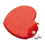 Heart shape peppermint box     -Available in: Red