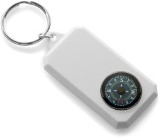 Plastic key holder with compass. - Available in: White