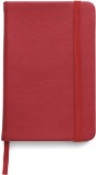 Luxury note book with a soft PU cover, 100 lined pages, ribbon m