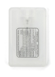 Antibacterial 20ml hand sanitizer spray in a translucent pack.