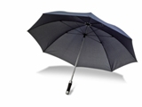 Umbrella with eight 190t polyester fabric panels, aluminium shaf