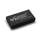 Charles Dickens key holder with bonded leather strap and 33 genu