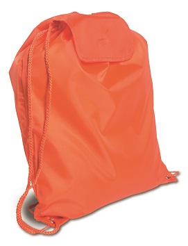 Nylon 170t junior rucksack /  backack with Velcro flap and colou