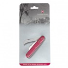 Victorinox Pruning Knife Red Curved Blist Featuring Durable Scra