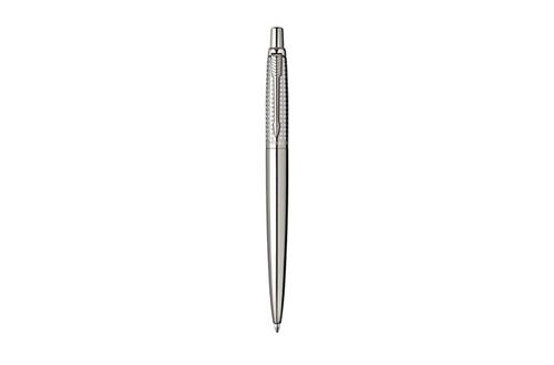 Parker Jotter Premium  Shiny Stainless Steel Chiselled Ball Pen