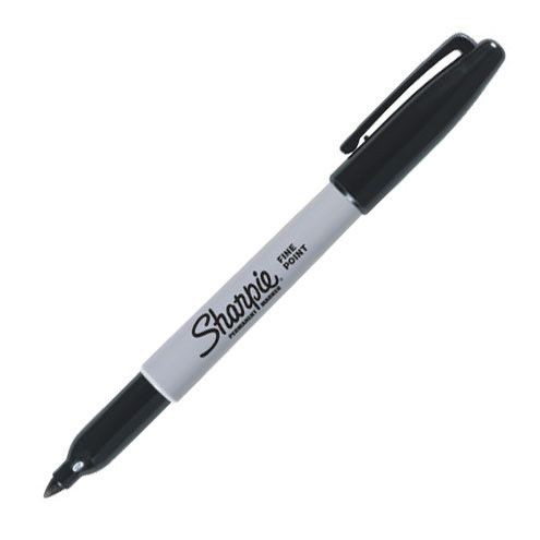 Papermate B2B Sharpie® Fine Permanent Marker Grey/Black