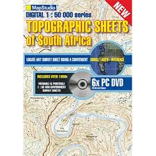 Topographic Dvd Of South Africa