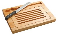 Dual Cutting  Board With Knife