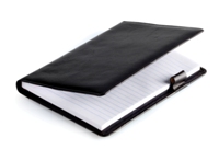 A5 Leather Cover incl Notebook - Black