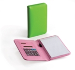 Note Book and Calculator-Pink