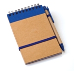 Eco-Friendly Punk Notebook-Royal Blue