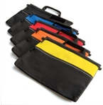 Two Zip Document Carry Bag - Yellow