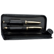 \"Clarksville\" roller ball and ball pen set with gold trimmings.