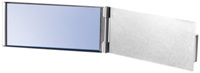 Aluminium vanity mirror - ultra slim design!