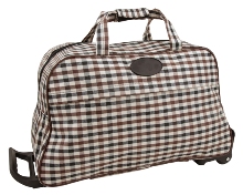 Checkered Trolley Bag