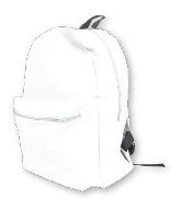 Backpack white