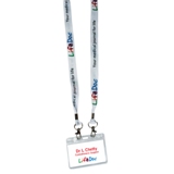 20mm Dye sublimation open lanyard with pouch (20mm polyester)  -