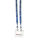 20mm Dye sublimation open lanyard with pouch (20mm satin)  - Ava