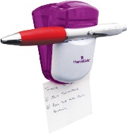 Magnet clip with pen holder - Available in Purple, Green Black,
