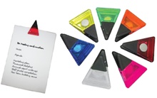 Magnetic paper holder - Available in Blue, Lime Green, Orange, R