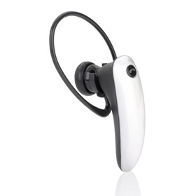 Mono Bluetooth Headset With Ear Hook And
Cable To Charge The Blu