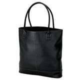 Lichee Tote With Zippered Closure - Black