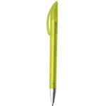 Colourful Domed Plastic Pen - Available in: Black, Blue, Green,