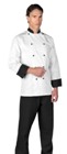 Paris Executive Chef Coat White / Black