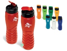 Ridge Water Bottle - Available in Blue, Green, Lime, Orange, Red