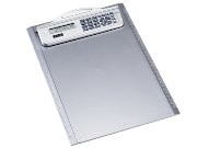 A4 aluminium memo board with calc+ruler