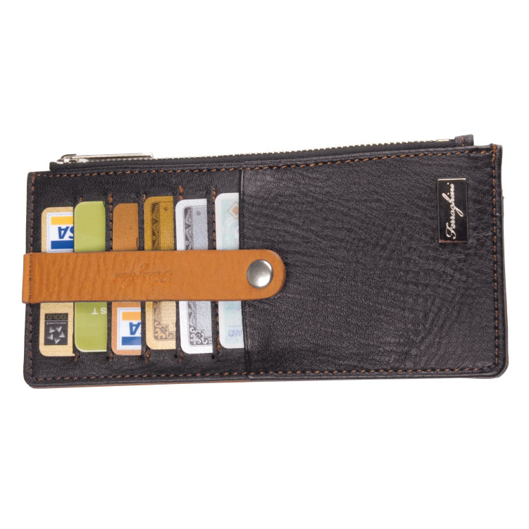 Slim Credit Card Wallet  Available in Black, Blue, Red or Orange