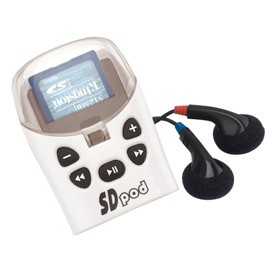 MP3 player with SD card slot - 2 Gig